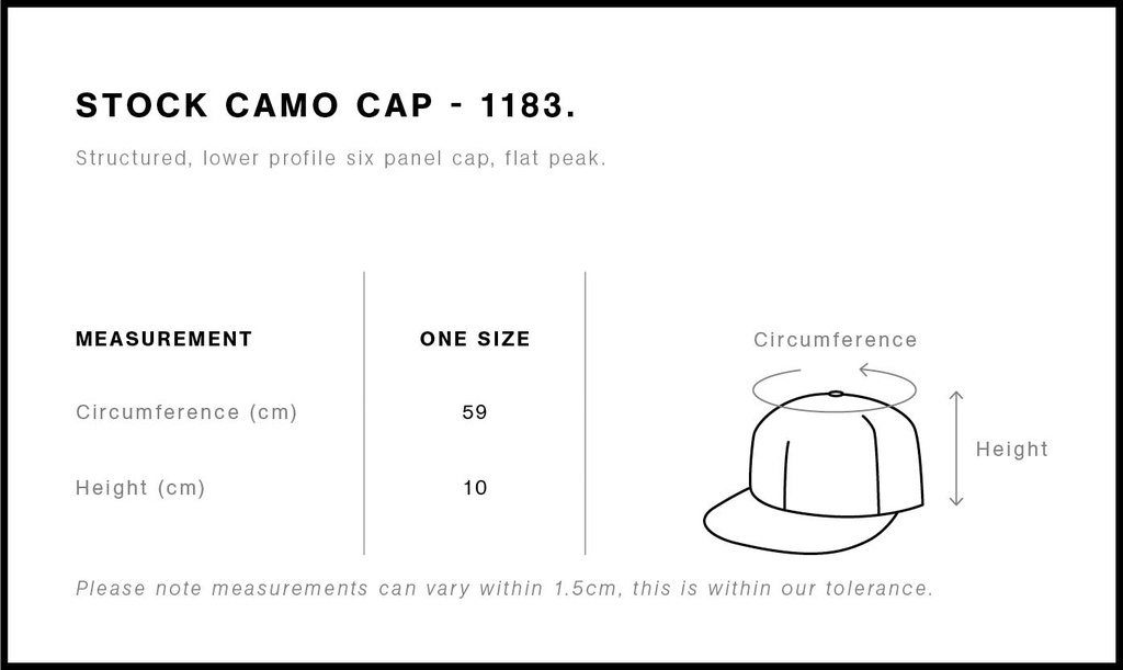 Size Guide - Style 1183