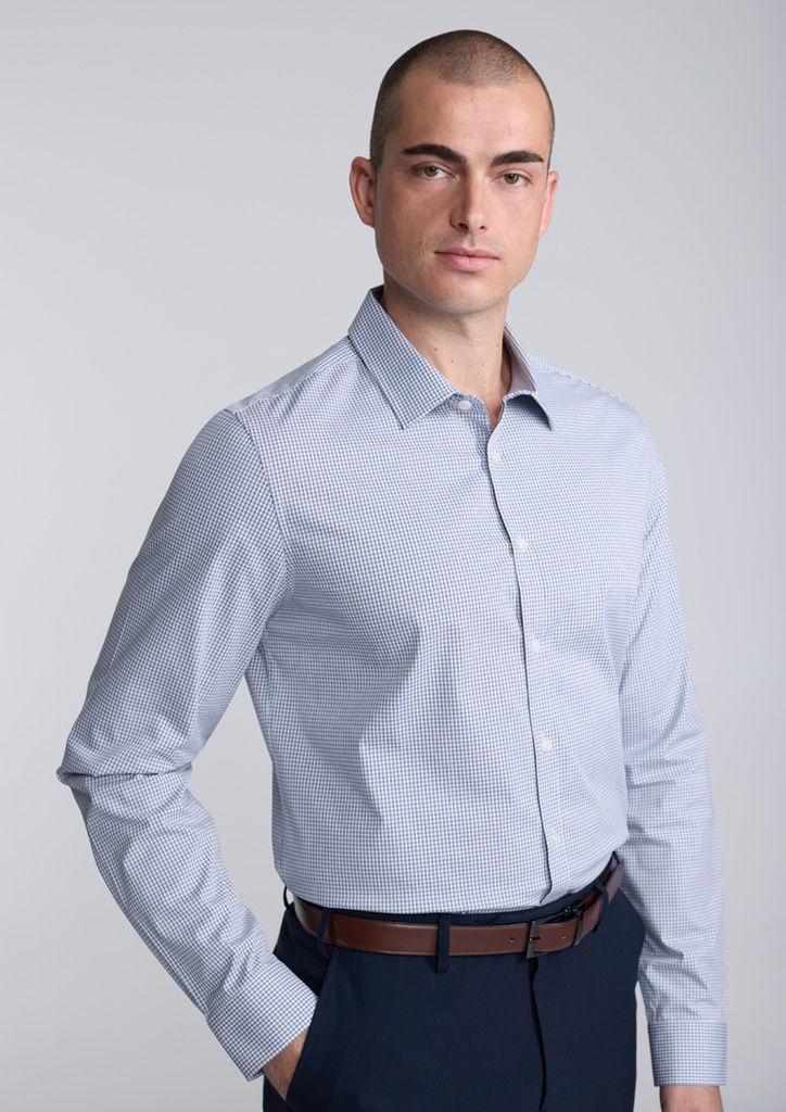 Model - White/Navy Check