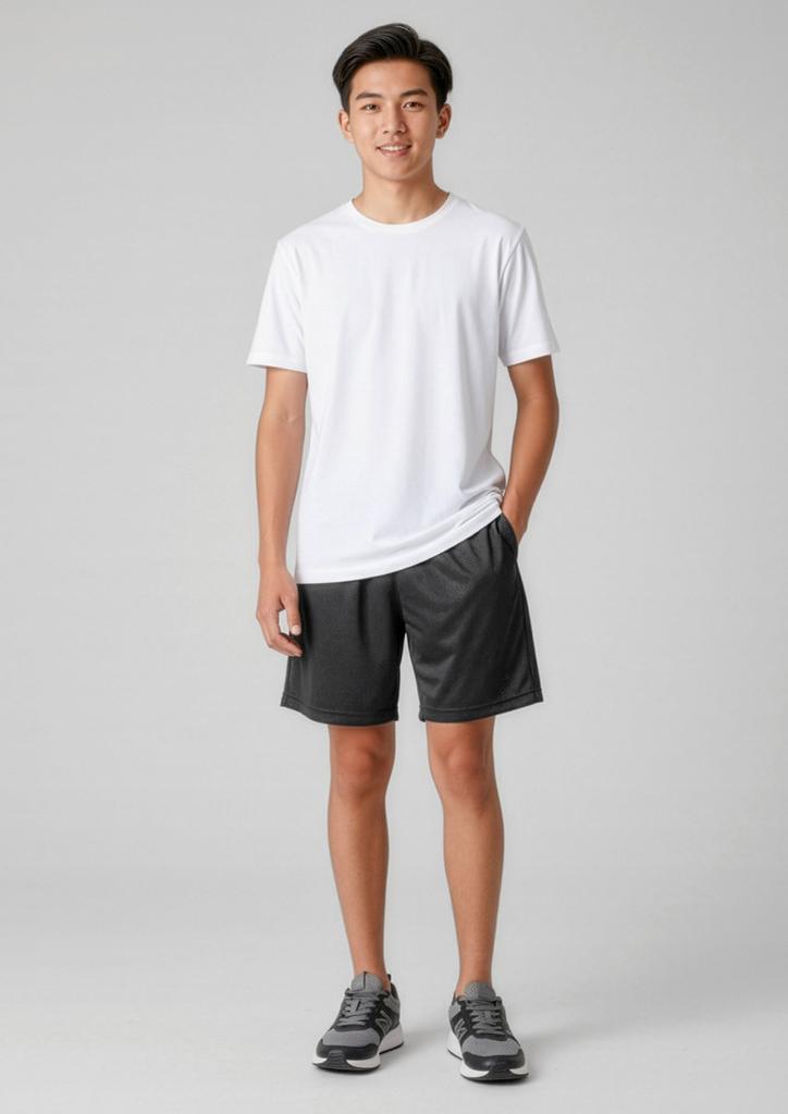 [9401042084019] ST2020B - Kids BIZ COOL™ Short (6, Black)