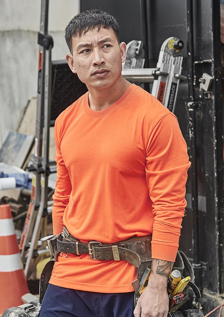 ZH390 - Mens Hi Vis Long Sleeve Tee