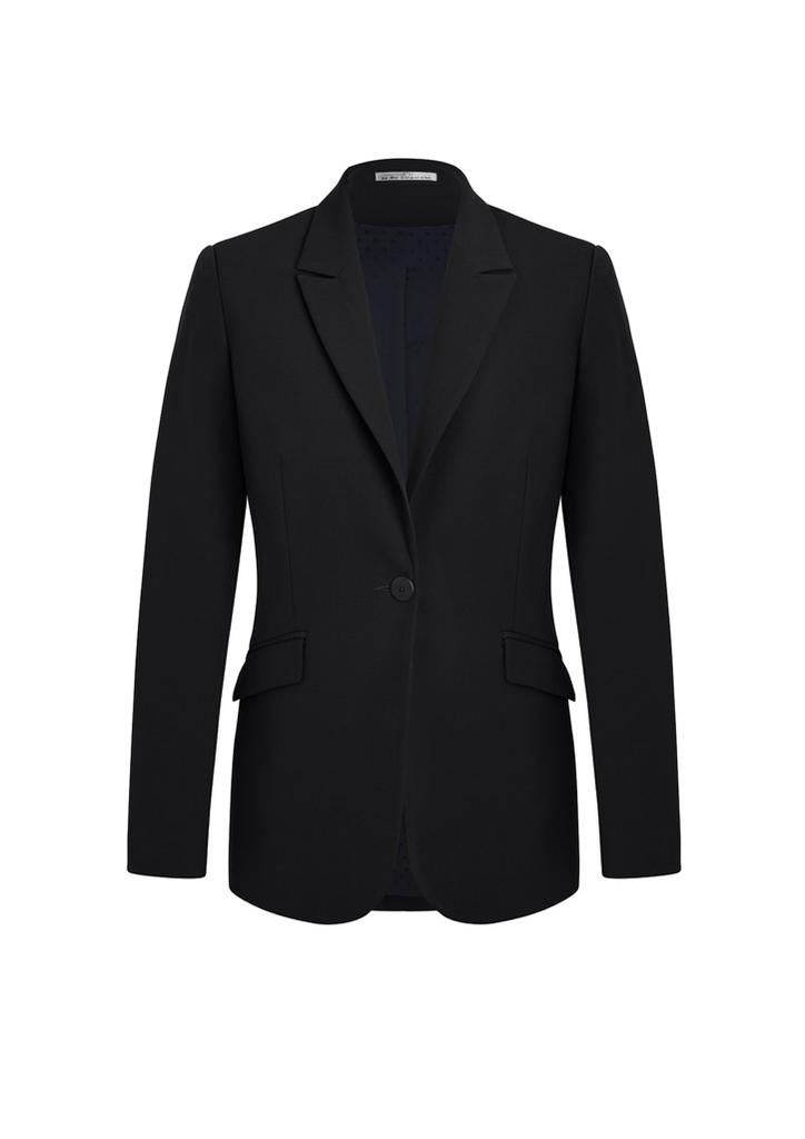 [9401042455376] 60717 - Womens Siena Longline Jacket (4, Black)