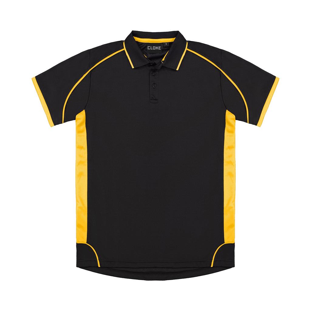 [MPPK-BG-6] MPPK - Matchpace Polo - Kids (6, Black/Gold)