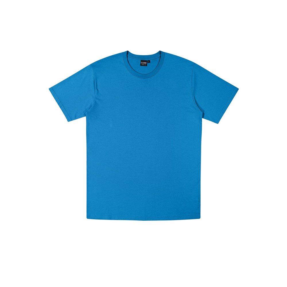 [T101-AQ-S] T101 - Outline Tee - Mens (S, Aqua)