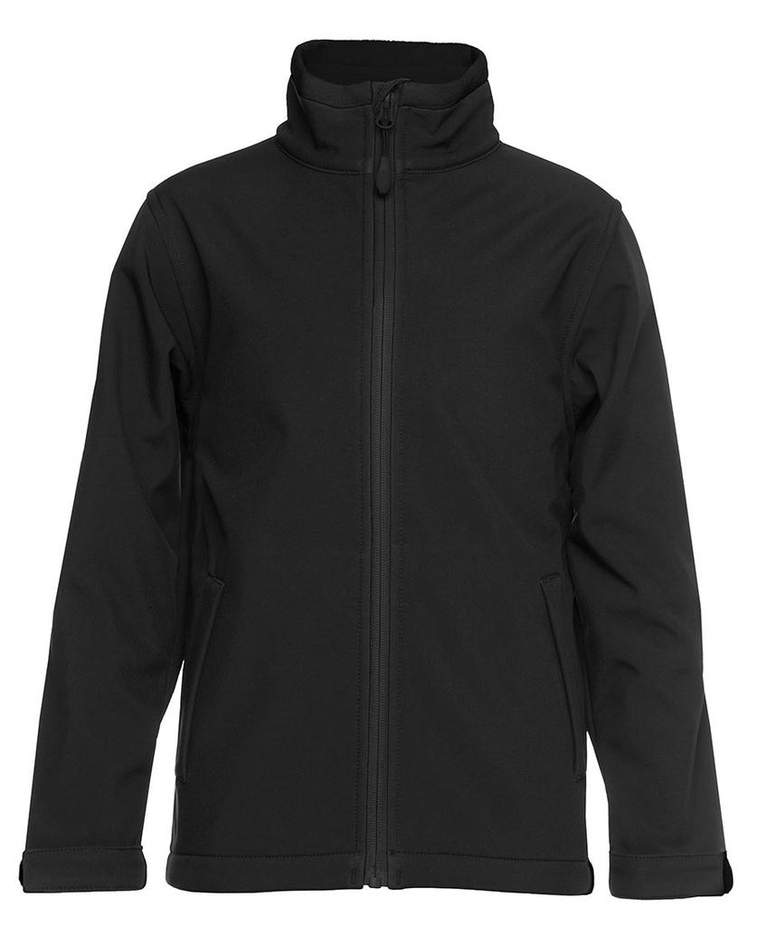 [3WSJBX04] 3WSJ - Pdm Three Layer Softshell Jacket (4, Black)