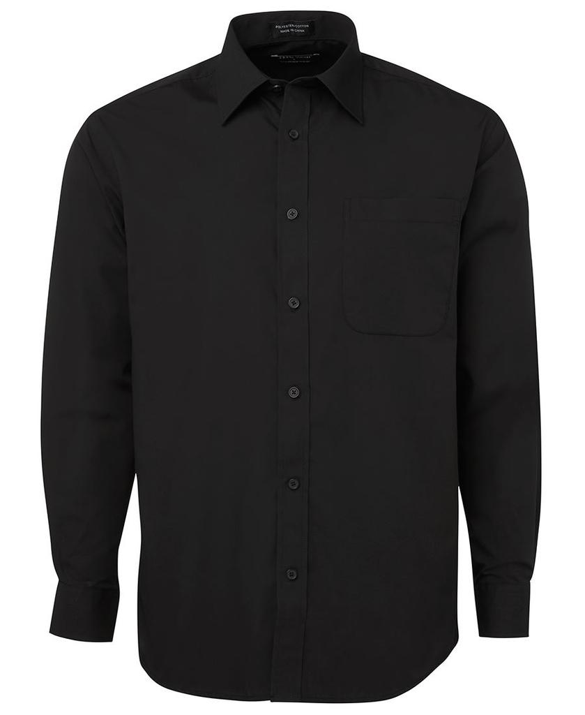 [4PBS7] 4P - JBs L/S Poplin Shirt (3XS, Black)