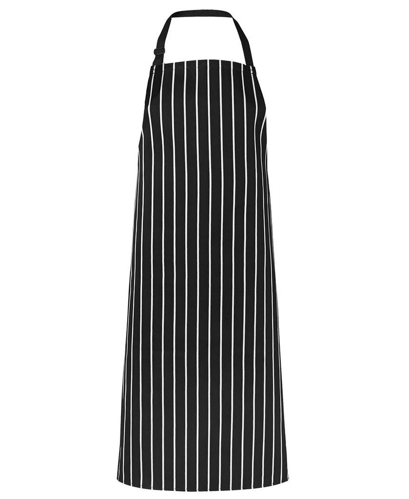[5BSNPBWX] 5BSNP - JBs Bib Striped Without Pocket (Black/White)