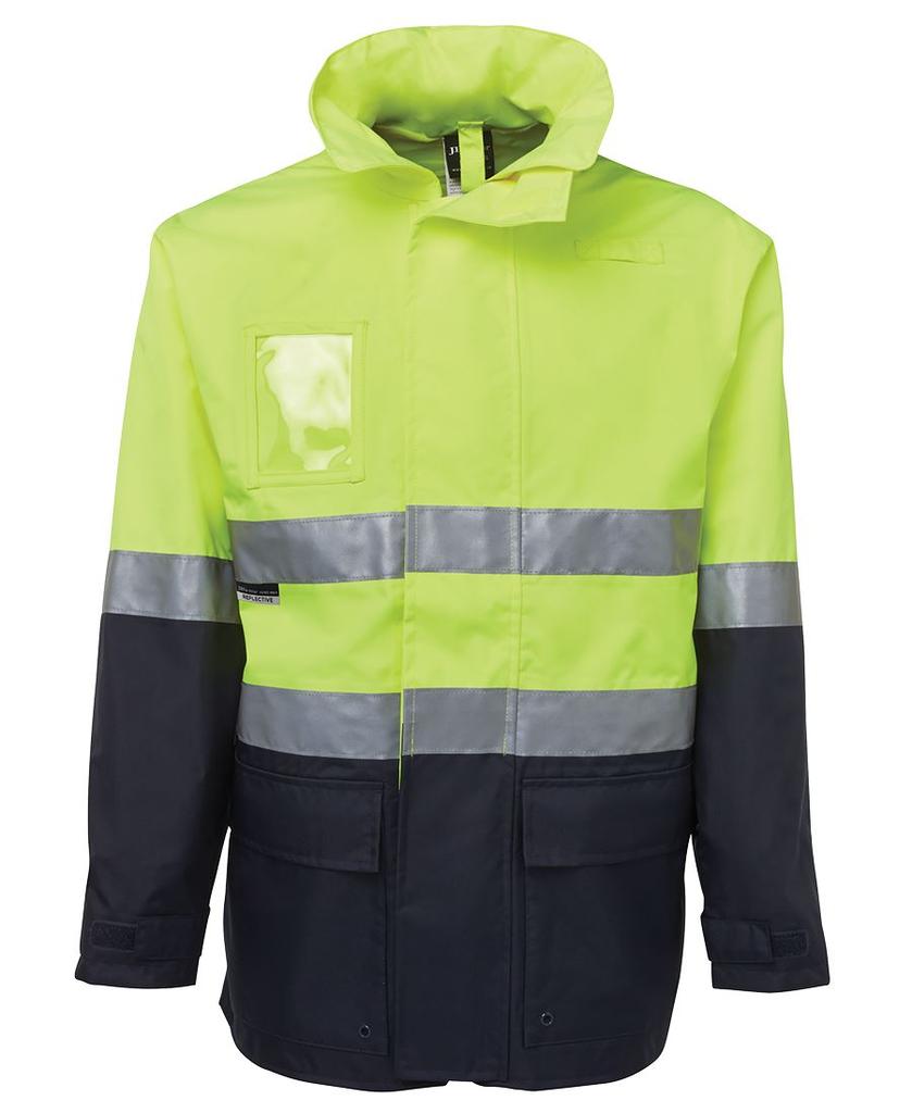 [6DNLLEN8] 6DNLL - JBs Hv (D+N) L/Line Jacket (2XS, Lime/Navy)