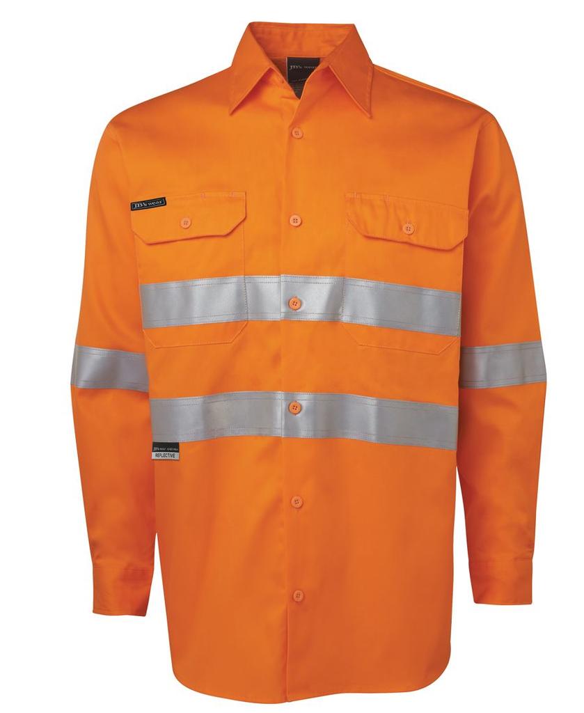 [6DNWLOXA0] 6DNWL - JBs Hv (D+N) L/S 150G W/Shirt (3XS, Orange)