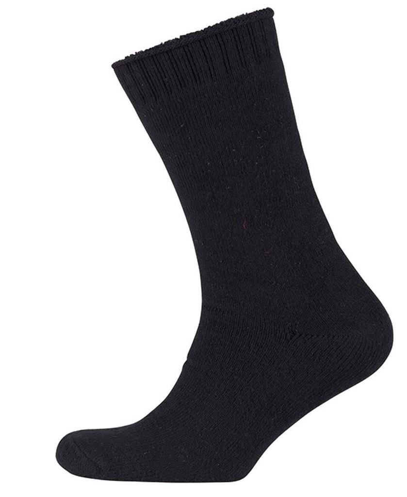 [6WWSUBXKX] 6WWSU - JBs Ultra Thick Bamboo Work Sock (King, Black)