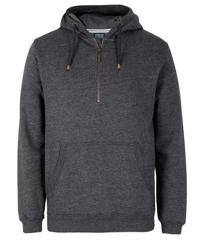 S3FHZ - C of C Brass 1/2 Zip Hoodie