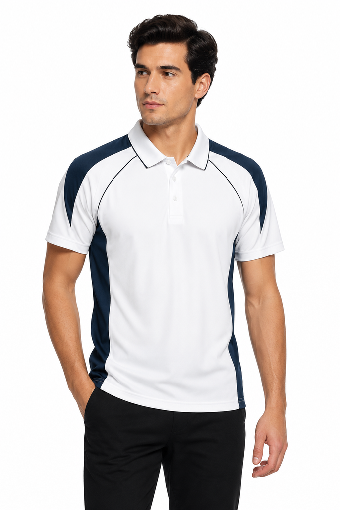 1301 - MENS PREMIER POLO (XS, Apple/Black)