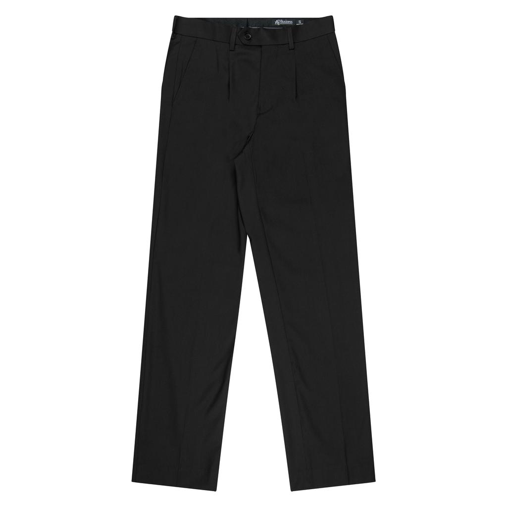 [180102B] 1801 - ** MENS PLEATED FRONT PANT (72R, Black)