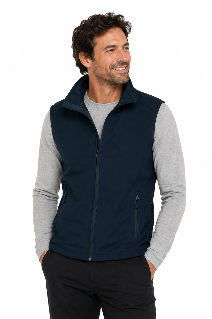 [1529022] 1529 - MENS SELWYN S/SHELL VEST (S, Black)