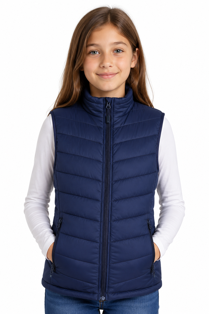 3523 - KIDS SNOWY PUFFER VEST
