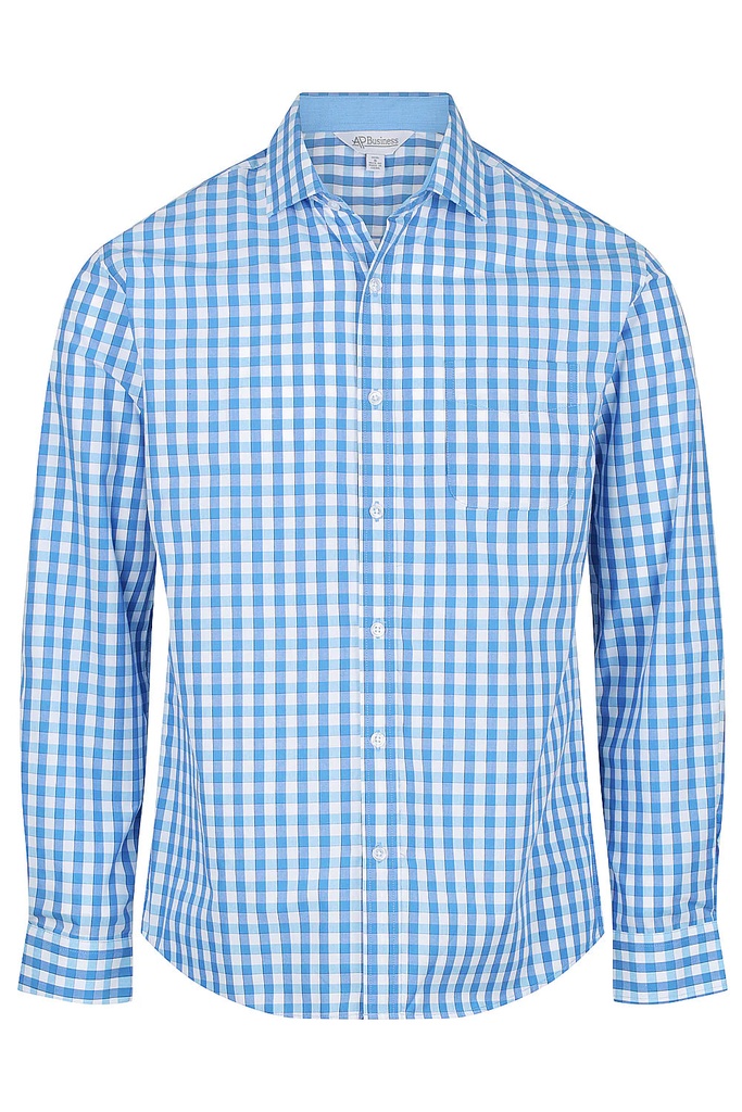 [1908L65520] 1908L - ** MENS DEVONPORT LONG SLEEVE (XXS, Charcoal/Silver)