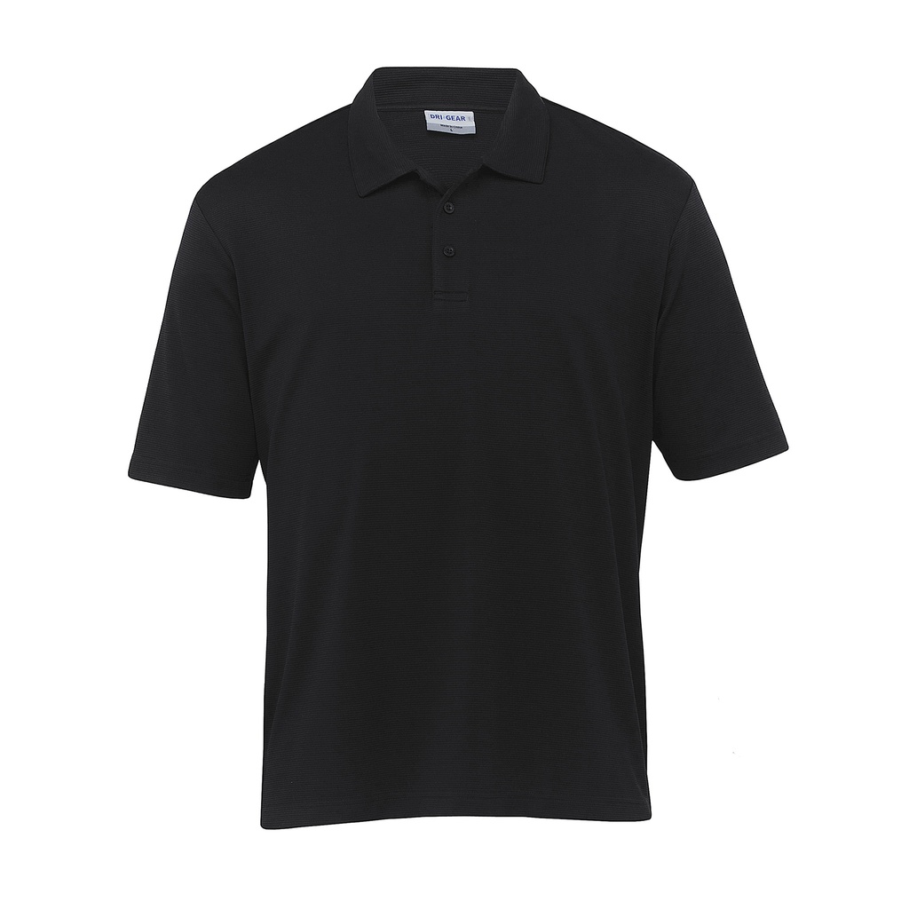[DGOL-BLACK-S] DGOL - Dri Gear Ottoman Lite Polo - Mens (S, Black)