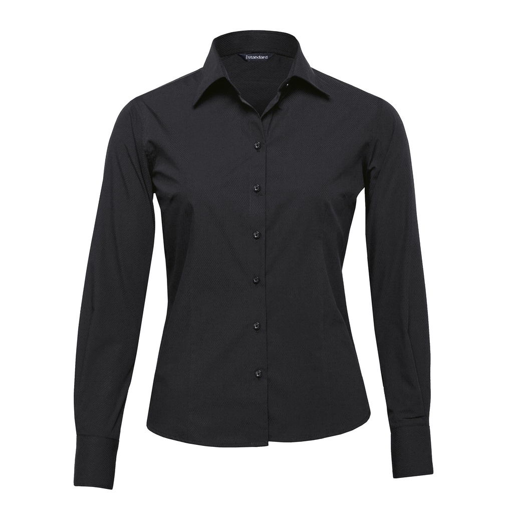 [WTRLS-BLACK-8] WTRLS - The Republic Long Sleeve Shirt - Womens (8, Black)