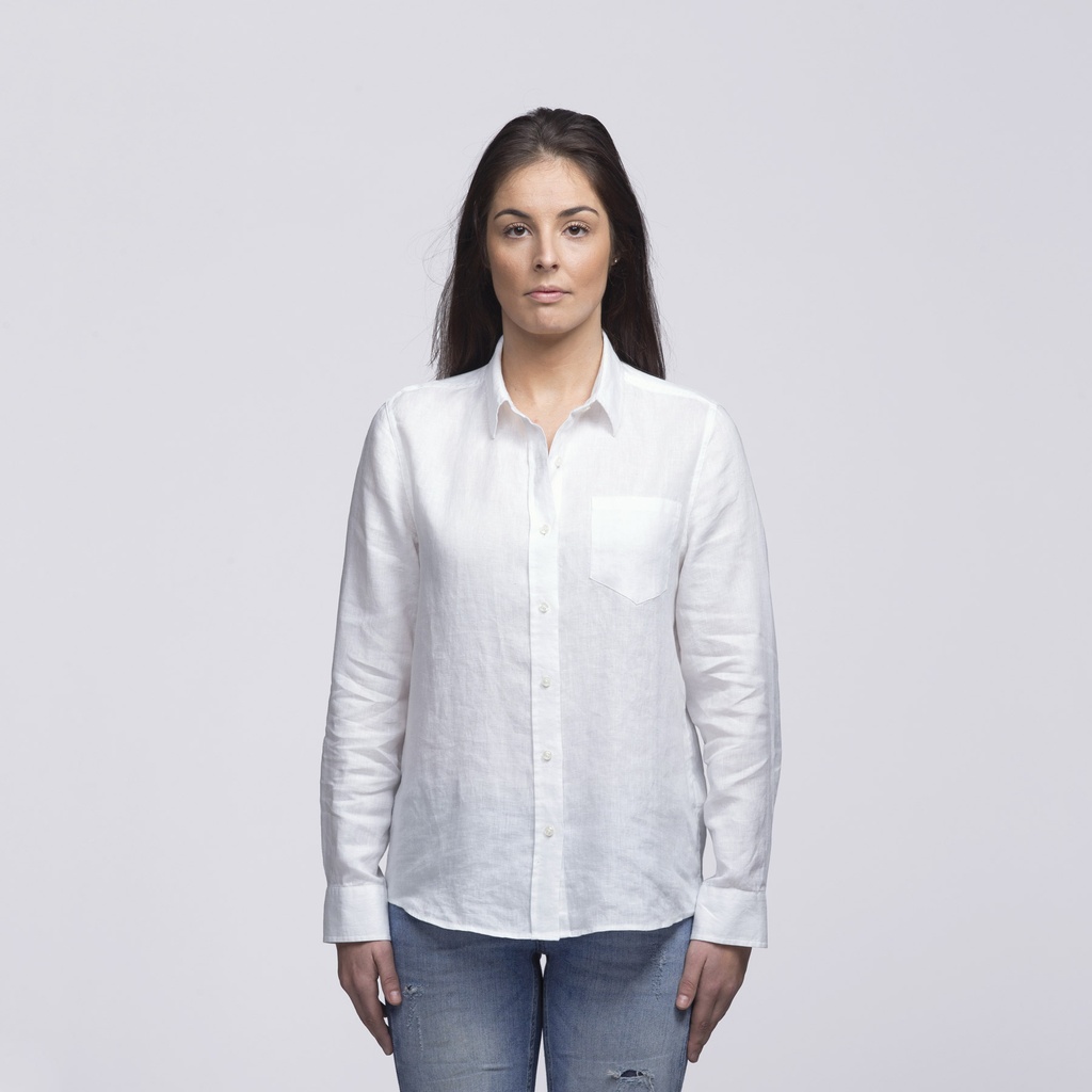 [WSIL-WHITE-8] WSIL - smpli Womens Linen Shirt (8)