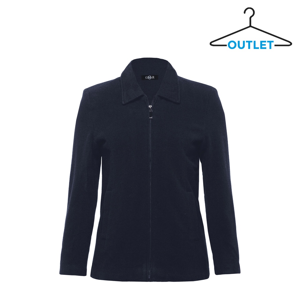 [OWMWJ-BLACK-8] OWMWJ - Melton Wool Ceo Jacket - Womens (8, Black)