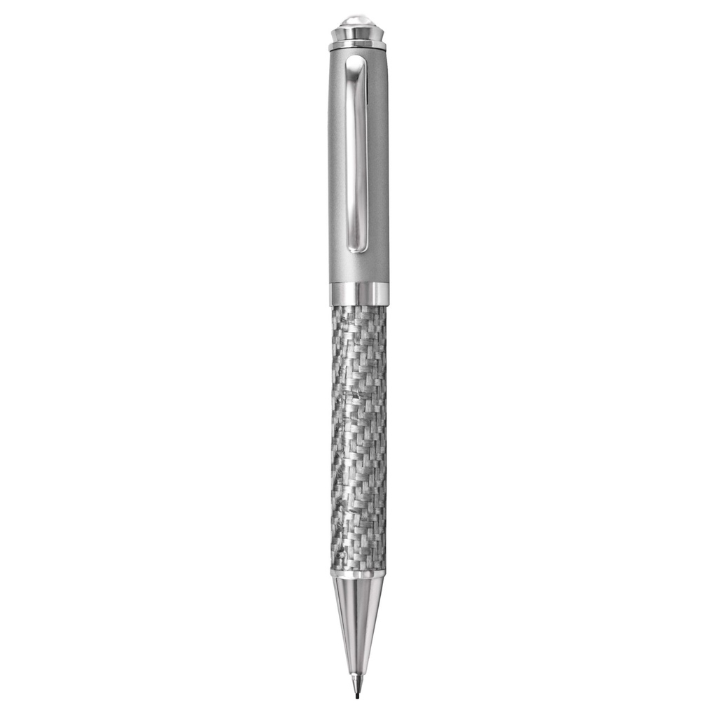 638 - Silver Carbon Fibre Pencil