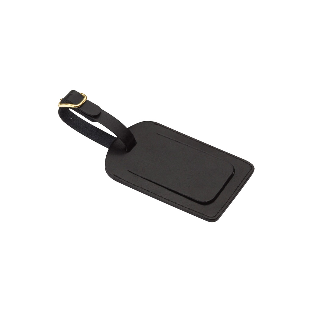 [9082-BLACK-STANDARD] 9082 - Covered Luggage Tag