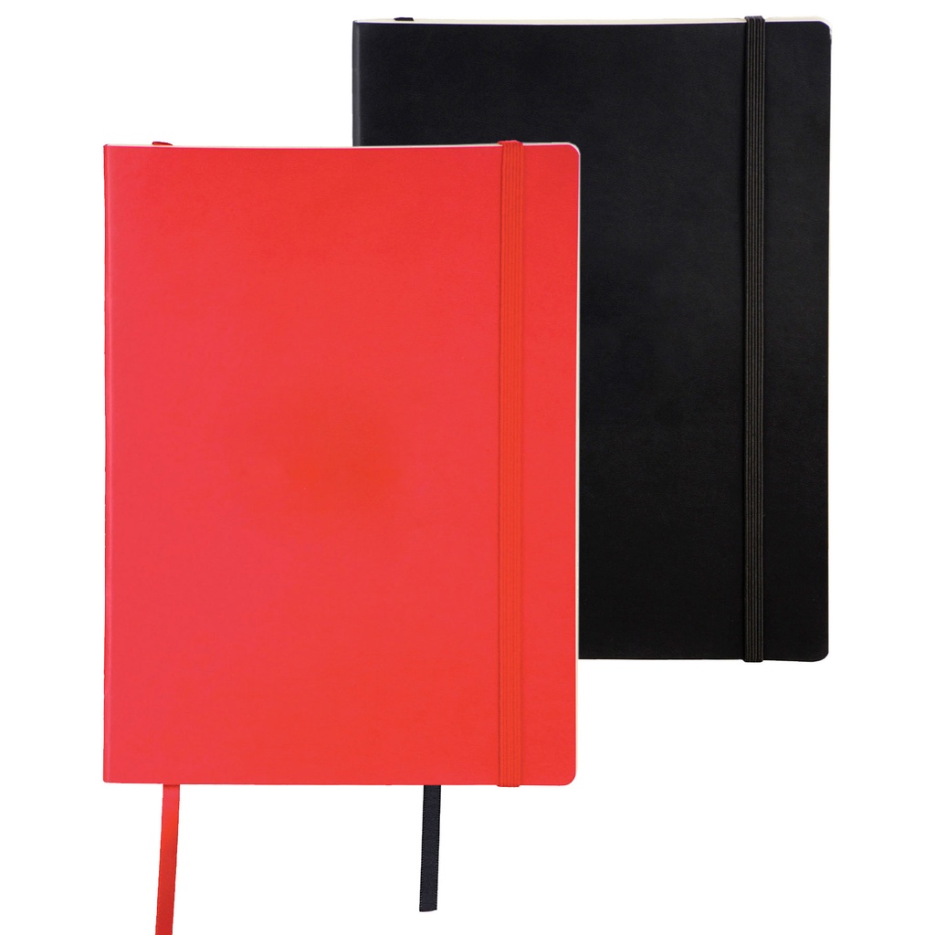 [JB1006-BLACK-STANDARD] JB1006 - Pedova Large Soft Bound JournalBook (Black)