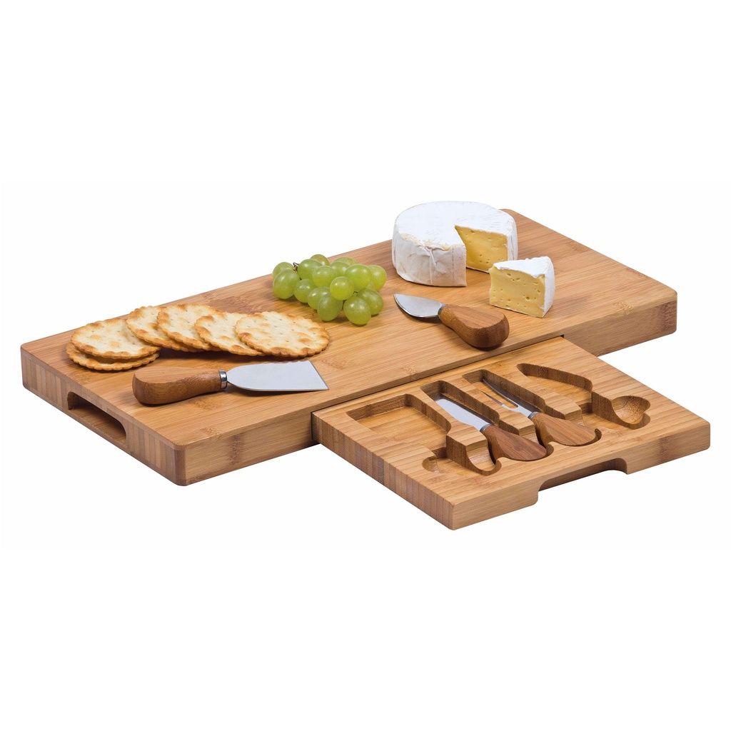 [POCB-BAMBOO-STANDARD] POCB - Gourmet Cheese Board Set