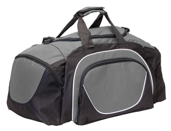 [1216-BL.GY] Mascot Sports Bag - 1216 (Black, Grey)