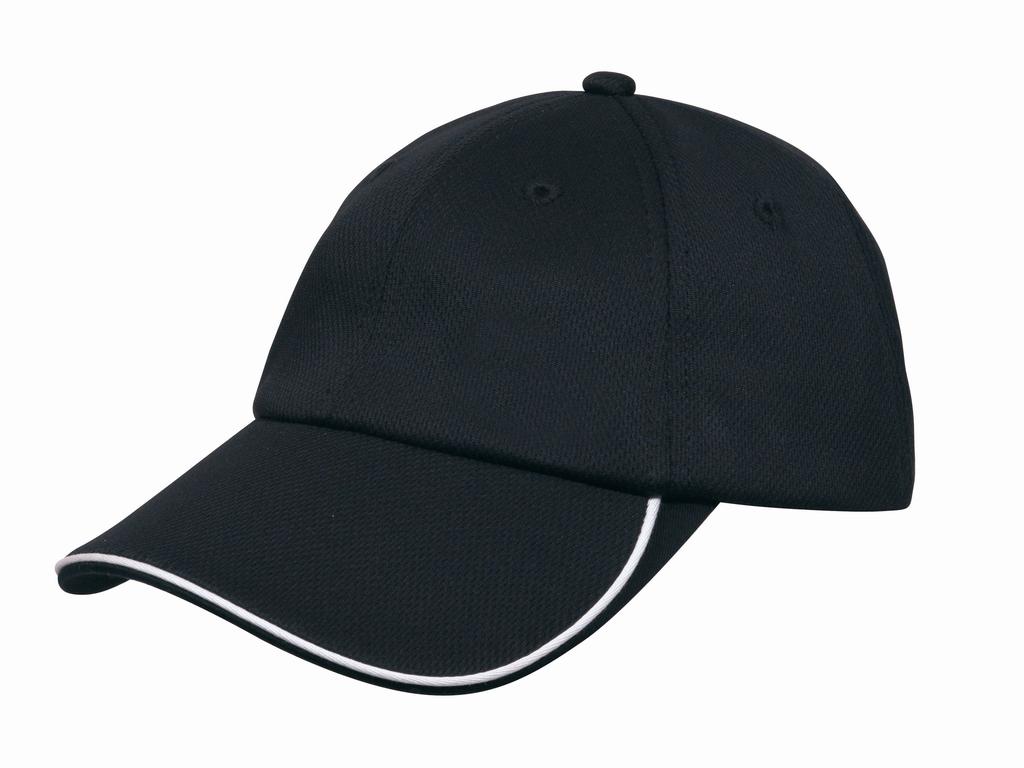 [4167-BL.WH] Cool Dry Cap - 4167 (Black,White)