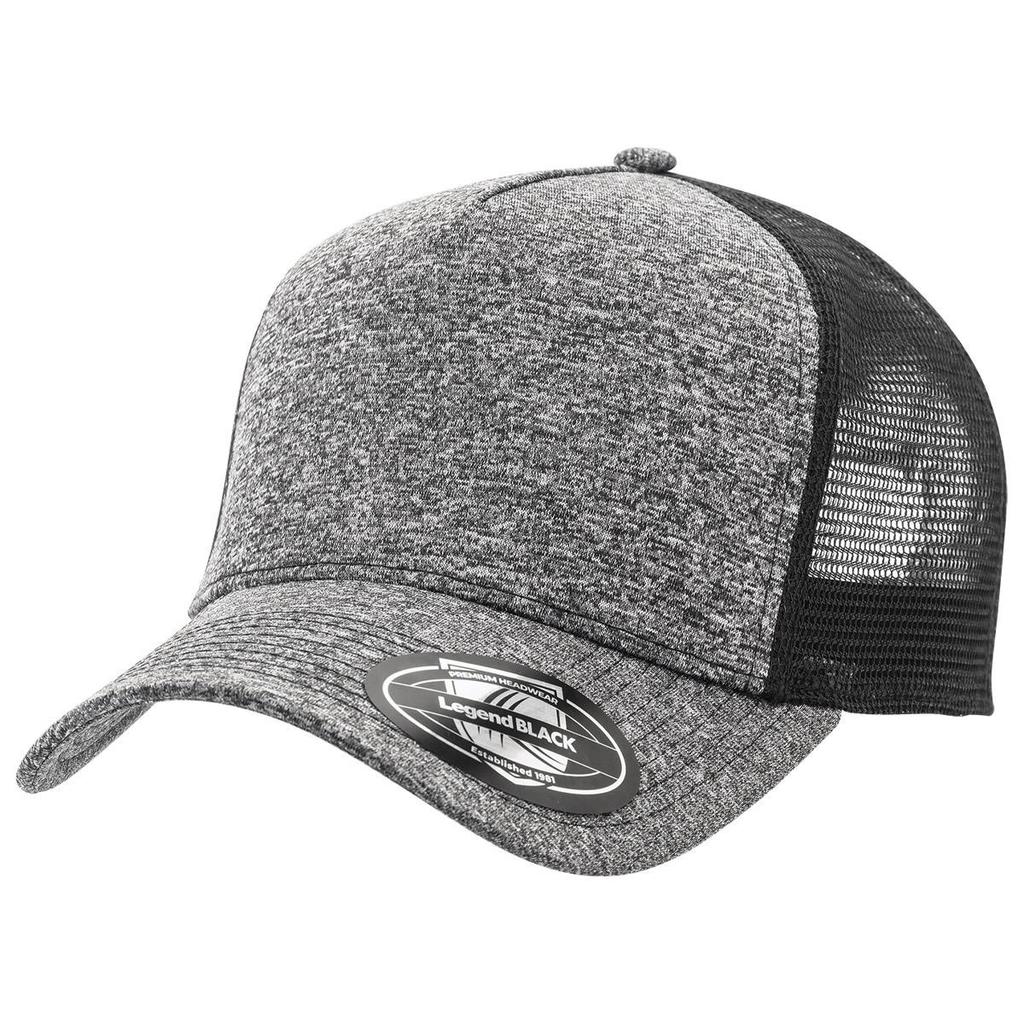 [7004-CH] Jersey Snap Back Cap - 7004 (Charcoal Heather)