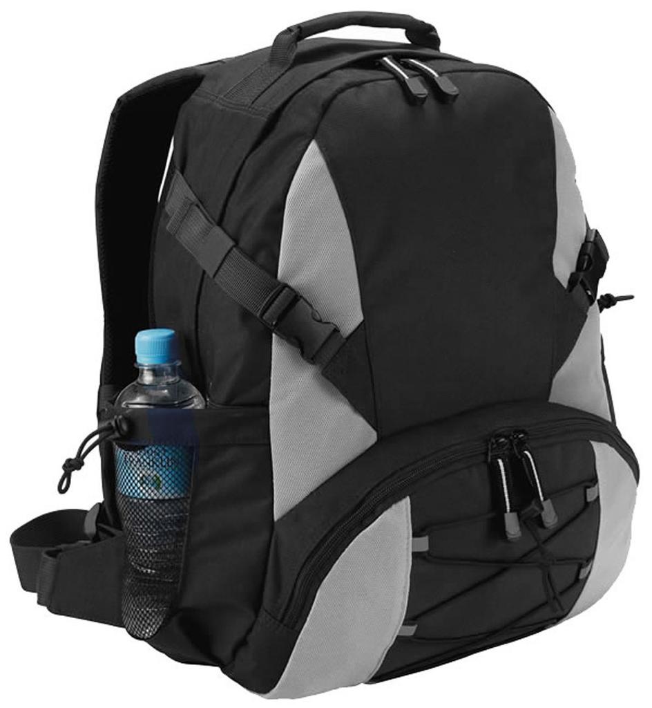 [B478-BL.SI] Outdoor Backpack - B478 (Black,Silver)