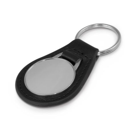 [108386] Baron Leather Key Ring - Round - 108385