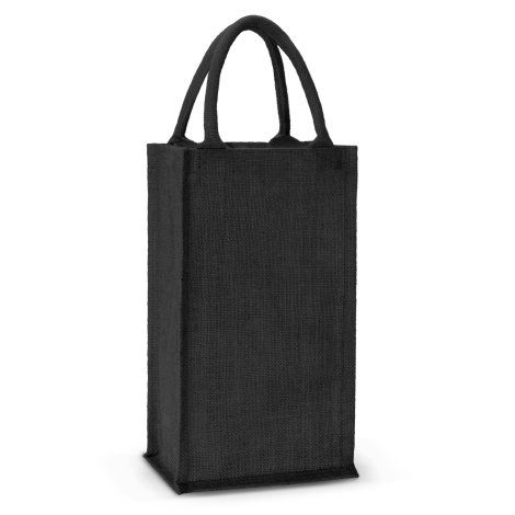 [109096] Donato Jute Double Wine Carrier - 109082 (Black)