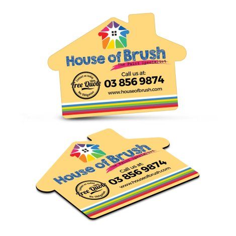 [131160] Fridge Magnet 70 x 50mm - House Shape  - 112307