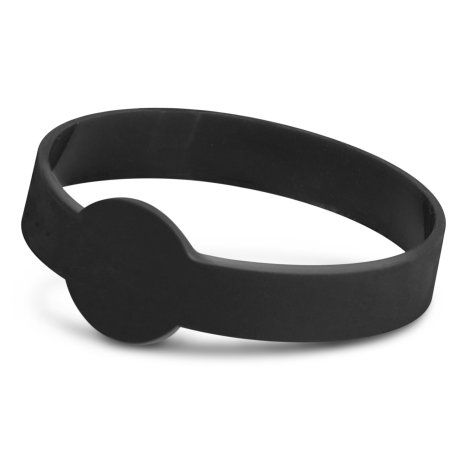 [133235] Xtra Silicone Wrist Band - Debossed - 117055 (Black)