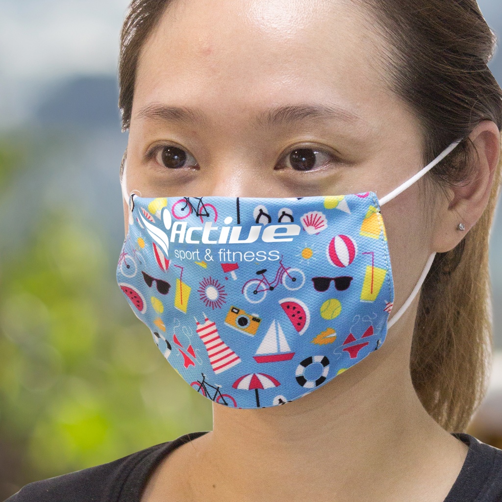 [132331] Reusable Face Mask Full Colour - Small - 200328