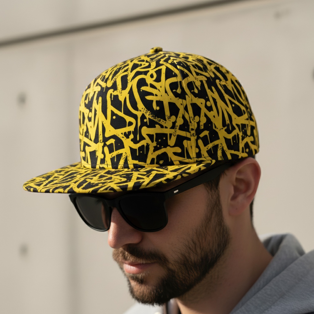 [130233] Chrysler Custom Flat Peak Cap - 119564