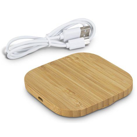 [120607] Vita Bamboo Wireless Charger - Square - 120614