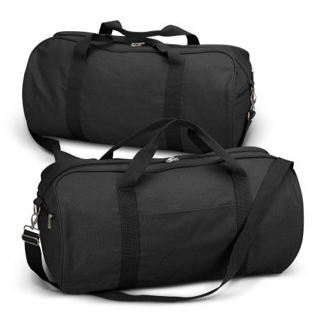 [121026] Canvas Duffle Bag - 121130 (Black)