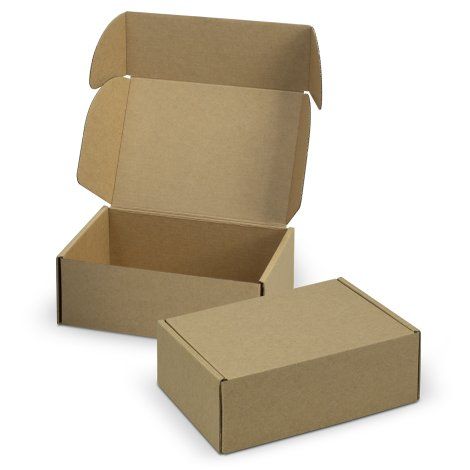 [126420] Die Cut Box with Locking Lid - 175x130x65mm - 124905 (Natural)