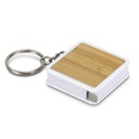Bamboo Tape Measure Key Ring - 124816