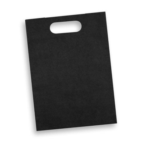 [124997] Large Die Cut Paper Bag Portrait - 125053 (Black)