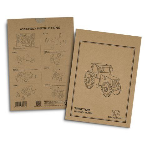 [124026] BRANDCRAFT Tractor Wooden Model - 124026
