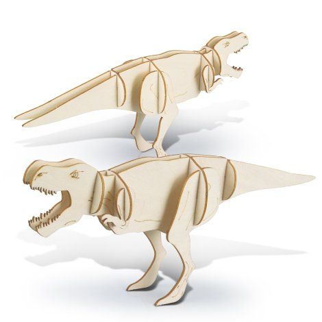 [124055] BRANDCRAFT Tyrannosaurus Rex Wooden Model - 124055