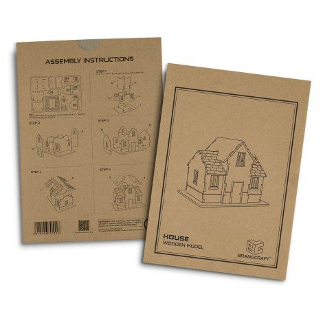[124041] BRANDCRAFT House Wooden Model - 124041