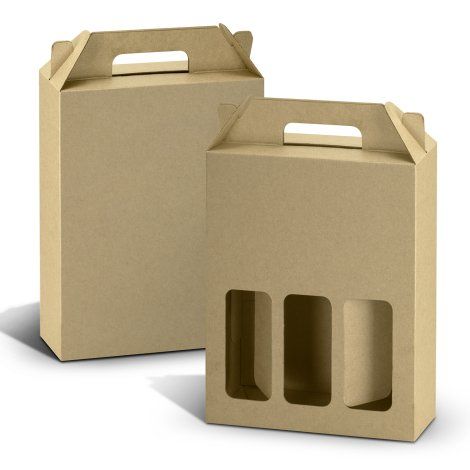 [126425] Wine Carry Pack - Triple - 126069 (Natural)