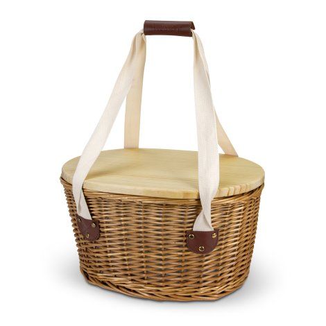[126799] Keepsake Picnic Cooler Basket - 126975