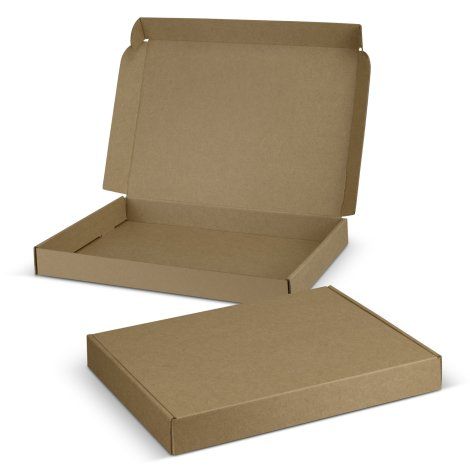 [126421] Die Cut Box with Locking Lid - 320x230x35mm - 127038 (Natural)