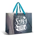Large Ribbon Handle Paper Bag - Full Colour - 127179
