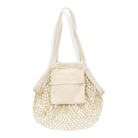 Cotton Mesh Foldaway Tote Bag - Small - 133645